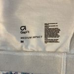 Gap Fit MED Impact Blue White Sports Bra CrissCross Size Med GUC #4379 Photo 3