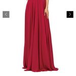 Dancing Queen  Burgundy Lace Prom Dress Photo 4