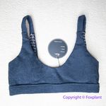 New! Free People Resin Obsidian Cream Crop Surf Top in navy blue, size S Blue Photo 1