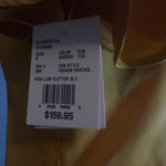 David's Bridal DAVID’S BRIDAL Bridesmaid Dress Women’s Size 6 Flutter Sleeve Crepe Satin Ruffle Photo 7