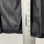 Valerie Stevens Women’s XL Black Leather Blazer Jacket 2 Button Mob Wife Y2K 90s Photo 6