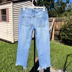 We The Free  People Maggie Straight Ripped Distressed Jeans Size 25 Photo 3