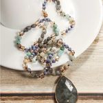 💦💦💦BOGOHO 💦💦💦Waterdrop Pendant Necklace Gray Photo 1