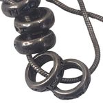 Sterling Silver Love, Health, Happiness Wealth Wisdom Ring Charm Necklace Photo 1