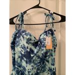 Kona Sol  Women's Printed Swimsuit with Shoulder Ties Size L 12-14 Photo 6