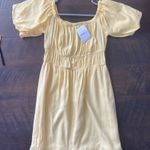 Forever 21 (3/$40 Item)  Yellow Babydoll Dress Size S! NWT Photo 0
