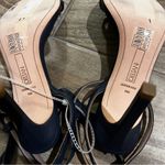 Deltan Black NEW Miranda Leather Strappy Black Stiletto with Bow Size 10 Photo 5