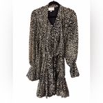 Alexis  Malika tie neck printed mini dress NWOT Photo 5
