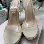 JustFab  Cream Wedges Stylish and Comfortable Photo 4