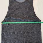Saucony Seamless Stretch Muscle Tank Top Grey Charcoal Spacedye Breathable Large Photo 4