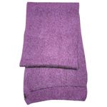 Vintage Purple Angora Wool Blend Scarf Solid Long Winter Wrap 60x10" Photo 6