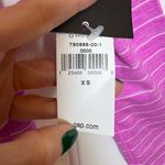 GapFit Hot Pink Stripe Performance Hoodie Athletic Running Yoga XS Photo 4