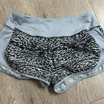 Nike Dri-Fit Animal Print Running Shorts Small Gray Black | Photo 0