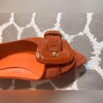 Via Spiga Flats with Decorative Buckle cinnamon suede excellent coquette girl Orange Size 7 Photo 8