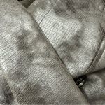 Monoreno  Faux Leather Fur Lined Moto Jacket Brown Gray Coat Womens Medium Photo 11