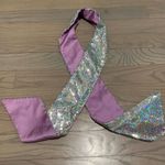 Revolve Silver Sequin Belt or Neck Tie NWOT Photo 1