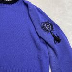 Vintage St. John Sport by Marie Gray Turtleneck Sweater Womens Medium Purple USA Photo 8