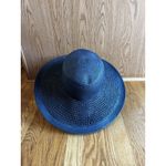 J.Crew  Textured Summer Straw Hat 09500 Packable Wide Brim Dusty Dune Black‎ Photo 4