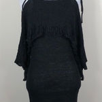 Somedays Lovin Dress Crochet Knit Cold Shoulder Photo 0