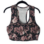 Starting Point SZ XL purple floral print racerback sports bra Photo 0