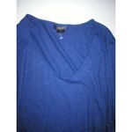 Natori NWT New Lounge Top Womens $98 Blue LS Large L Soft Office Jersey Rayon Photo 1