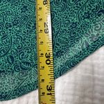 CAbi  5208 Bountiful Navy and Green Sheer Blouse Pullover shirt size XL Photo 9