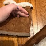 Chestnut brown suede hidden wedge Size 8 Photo 4