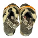 UGG  Fluff Yeah Slide Cali Collage Olive Green Camo Slippers Platform Womens 8 Photo 7