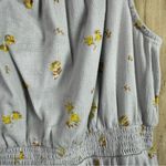 Abound  Soft Gray Dress with Yellow Floral Touches Photo 2
