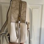 Coach  Beige & Tan Jordyn Backpack Photo 3