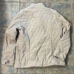 Croft & Barrow [croft & borrow] medium cream quilted button up jacket Photo 5