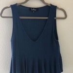 Lulus Ruffle V Neck Top Photo 1