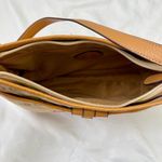 Etienne Aigner  Vintage Early 2000's Tan Multi Signature Print Shoulder Bag Photo 5