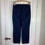 J.Crew  Remi Navy Blue Straight Leg Stretch Pants Women's Size 6 Preppy School Photo 1
