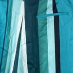 Worthington Wide Leg Dress Pants Size 12P 32x29 Career Office Green Striped Photo 1