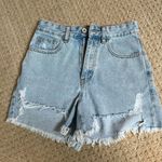 Cotton On high rise light wash shorts Photo 0