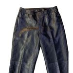 The Wrights Leather Pants Lined Womens 2 Used Black Patterned Photo 14
