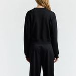 Cotton Citizen Black Milan Crewneck Sweatshirt Lounge Cozy Women’s Sz M Photo 1