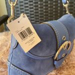 Coach  Soho Flap in Misty Blue Suede CY915 Photo 7