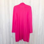 Talbots  Womens Open Front Cardigan Sweater Size M Pink Preppy Classic Office Photo 4