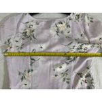 AQUA  Women' Floral Print Mini Dress, Square Neckline, Short Sleeve, Light Purple Photo 7