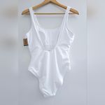 PINK - Victoria's Secret Pink Victoria Secret Active Scoop Neck One-Piece Swimsuit size M Photo 3