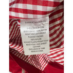 NWT Samantha Sipos Red Nylon Jacket Leather Trim Hooded Trench Coat Size S Photo 3