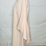 Eloquii NWT  Long Bell Sleeve Shift Midi Dress Zip Back Light Pink Women Size 14 Photo 4
