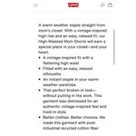 Levi's NEW Womens High Waisted Mom Shorts Cutoffs High Rise White, Blue Denim 24 Photo 4