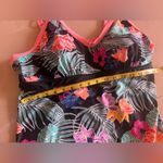 Zero X Posur Bra dress bathing suit XL black floral lightweight stretch Photo 11