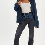 MOTHER Denim  Double Rocky Rider Nerdy Straight Leg Jeans 29 Photo 0