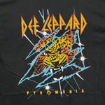 Def Leppard Pyromania Rock Till You Drop Tour Heavy Metal Band Tee XL Photo 1