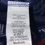 Peach Love California Peach Love blue striped pant romper jumpsuit size medium Photo 7