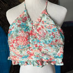 American Eagle  Outfitters Floral Crop Top - size small Photo 0